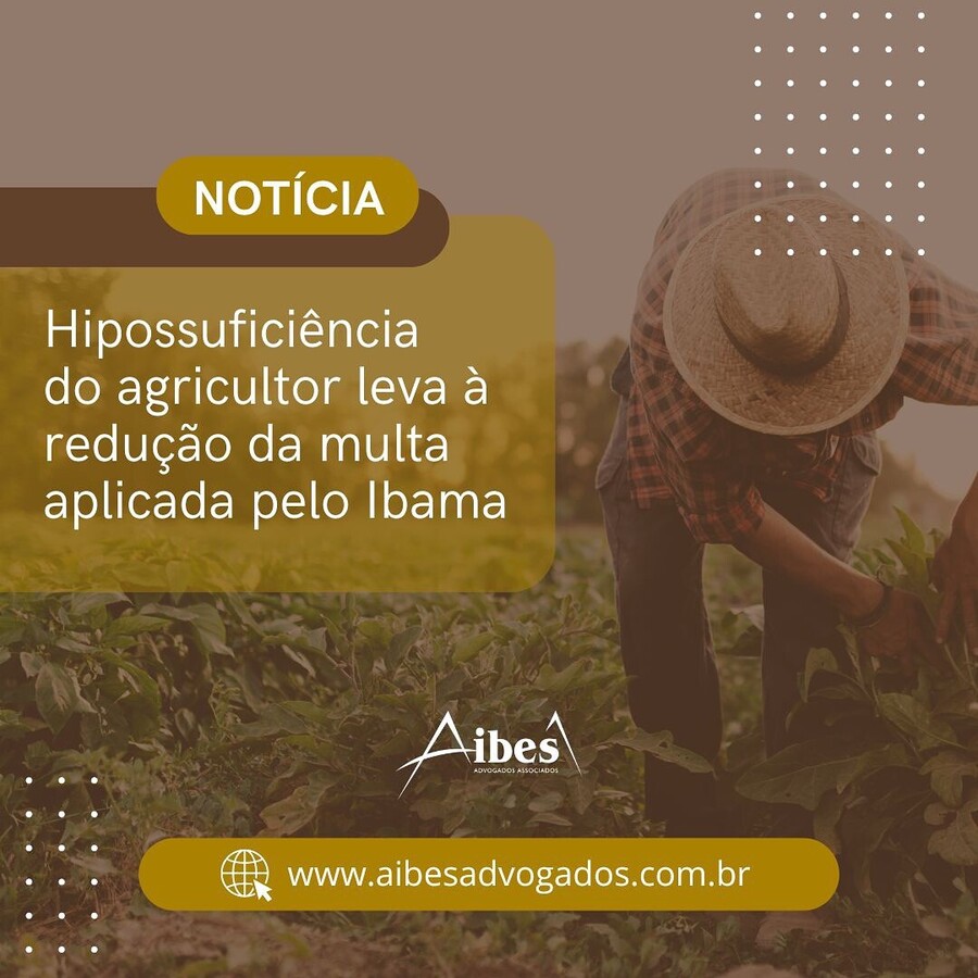 Hipossuficiência do agricultor leva à redução da multa aplicada pelo Ibama