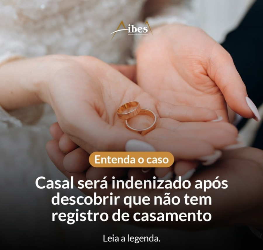 Casal será indenizado após descobrir que não tem registro de casamento